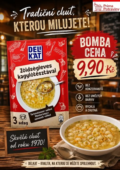 Delikát polévka zeleninová